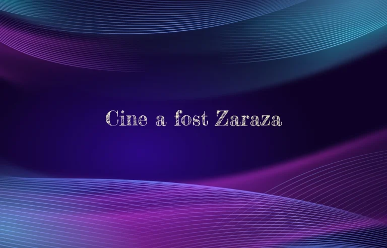 cine a fost zaraza