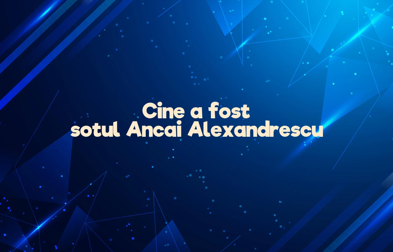cine a fost sotul ancai alexandrescu