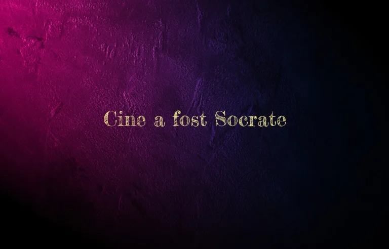 cine a fost socrate