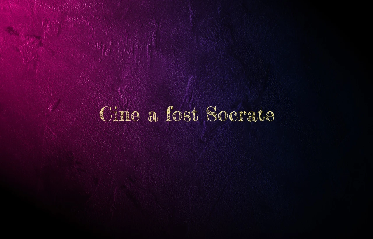 cine a fost socrate