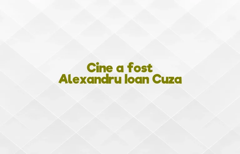 cine a fost alexandru ioan cuza