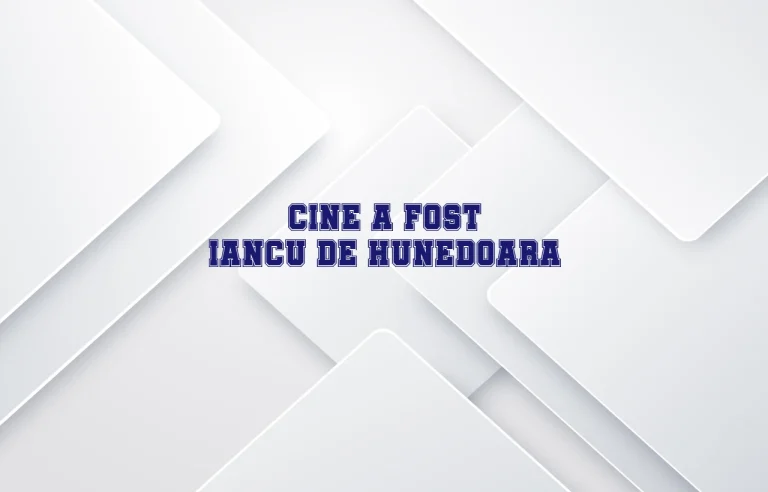 cine a fost iancu de hunedoara