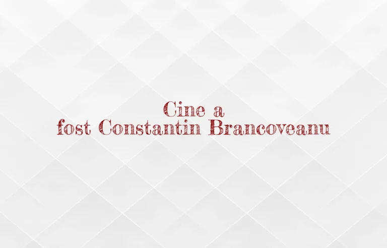 cine a fost constantin brancoveanu