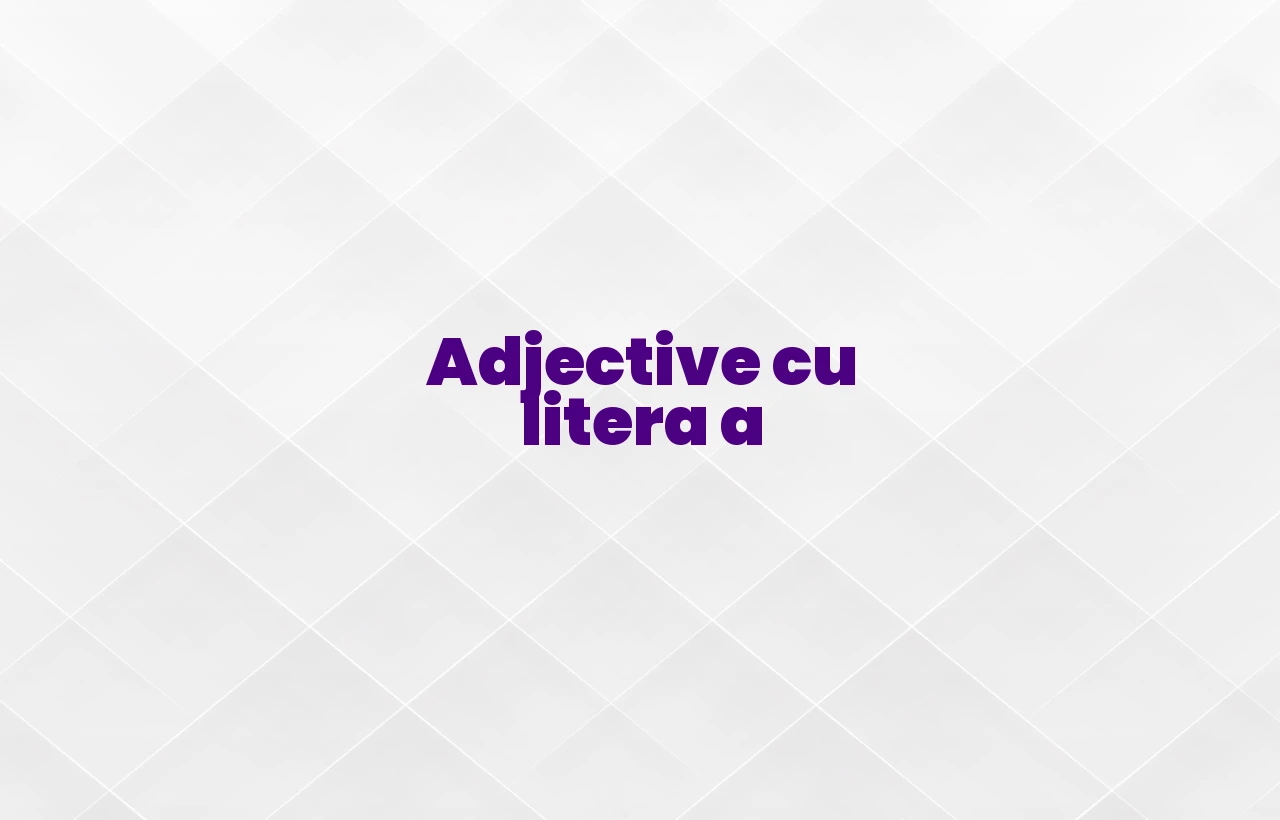 adjective cu a