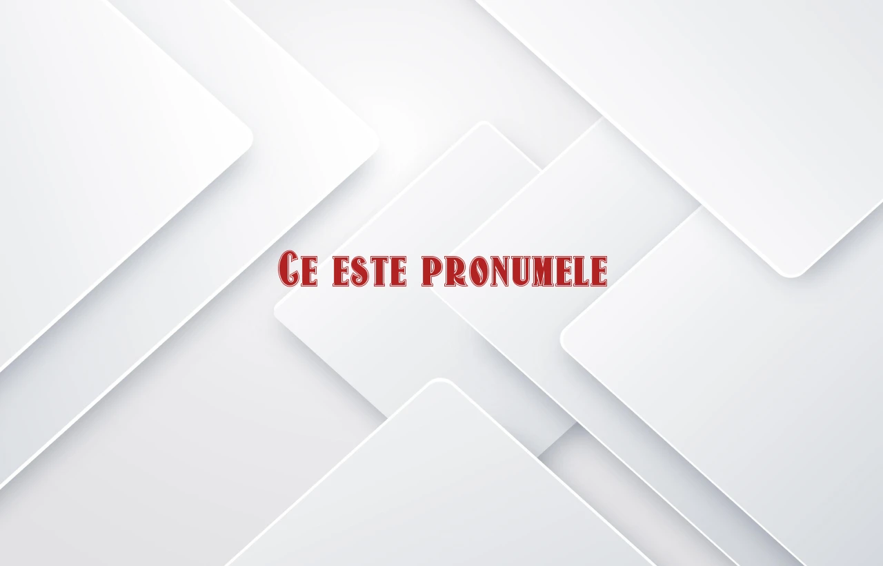 ce este pronumele