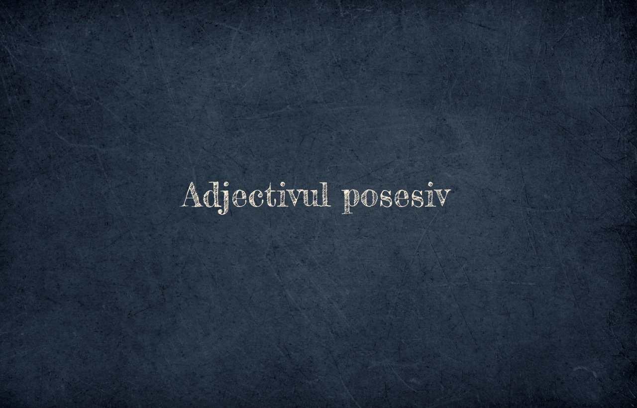 adjectiv posesiv