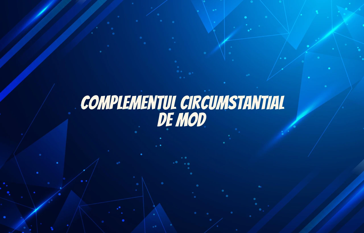 complement circumstantial de mod