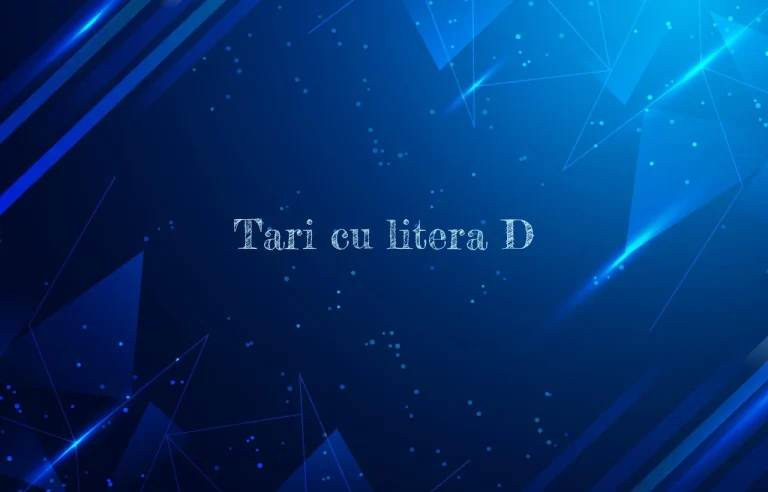tari cu litera d